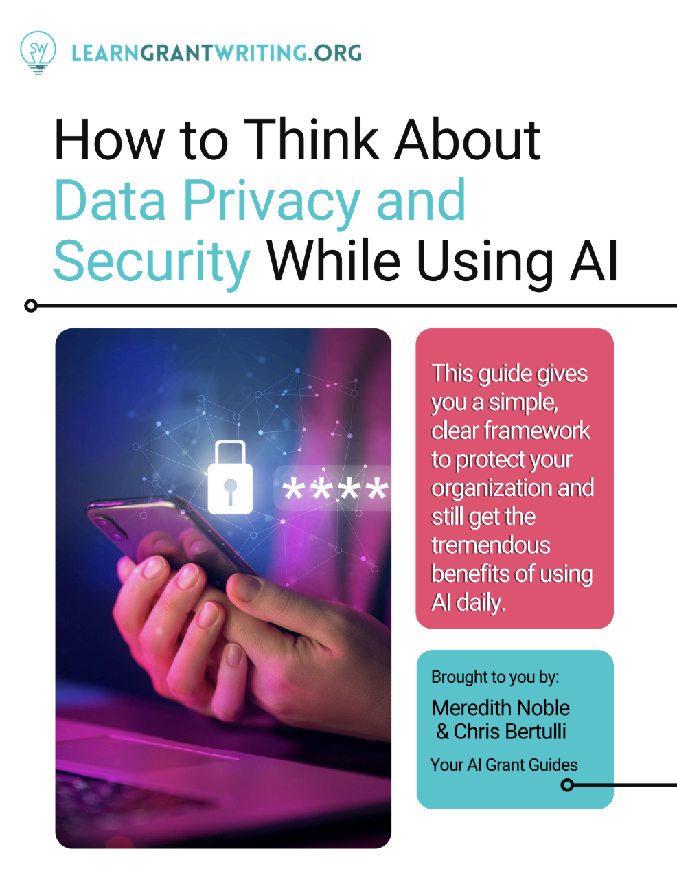 Data privacy and security illustration