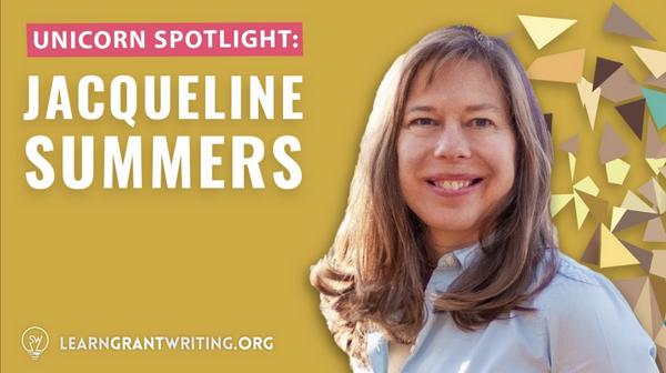 Unicorn Spotlight: Jacqueline Turns $25k Grant into an Extra $86k PLUS Nonprofit Fiscal Sponsorship